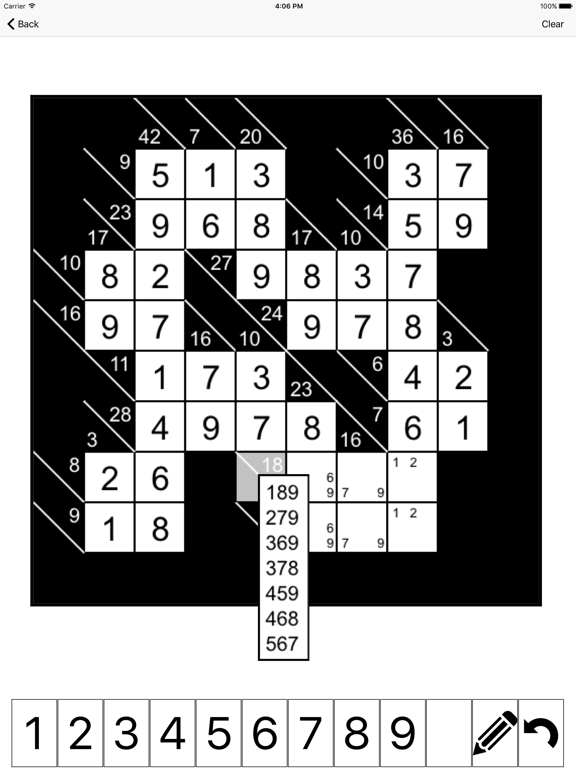 Screenshot #5 pour Kakuro Infinite