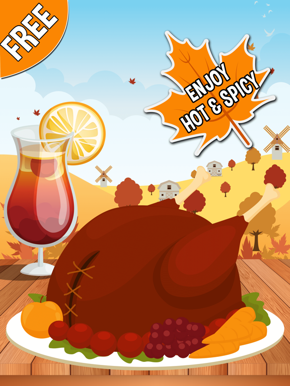 Screenshot #4 pour Turkey Roast-Thanksgiving Little Girls Chef Game