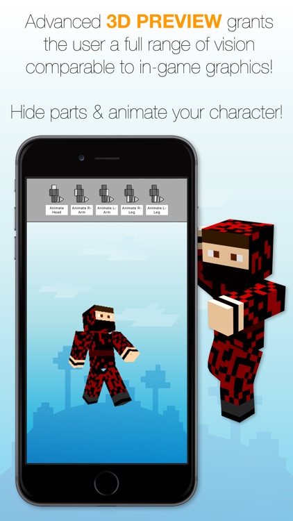 Skin Creator Free For Minecraft Game Textures screenshot-3