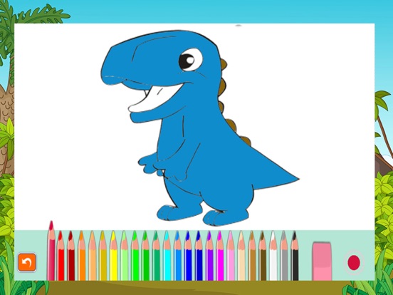 Dinosaurs Coloring - Animals Painting page drawing book games for kidsのおすすめ画像5
