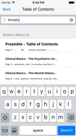 Game screenshot McMaster Psychiatry Handbook hack