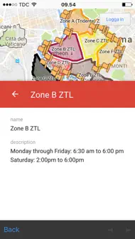 Zona traffico limitato - ZTL - Italy - avoid ticket iphone bilder 1