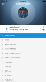 Belgium Radio Station: Belgian screenshot