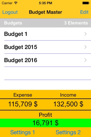 My Finances - Budget Manager screenshot 2