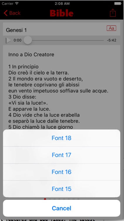 Italiano Bible (Audio) screenshot-4