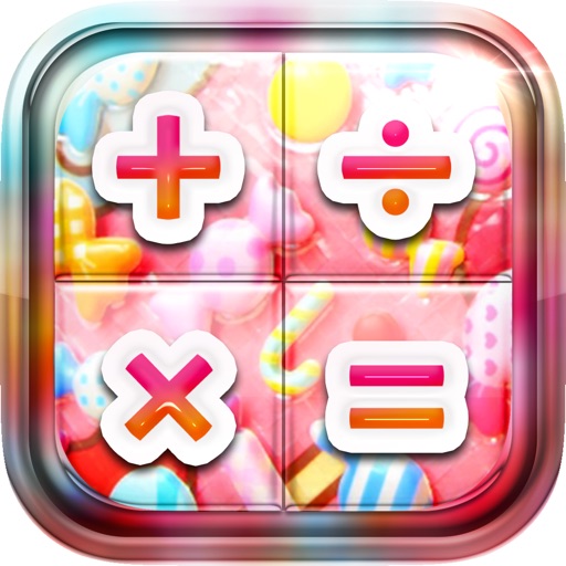 Calculator Wallpaper Keyboard in Sweet Candy Theme icon