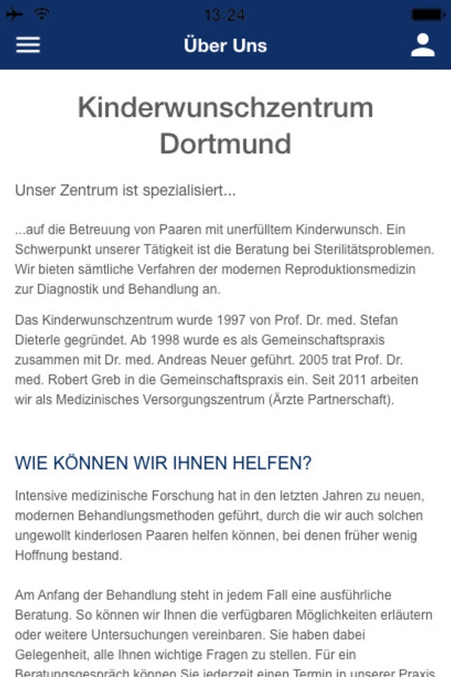 Kinderwunschzentrum Dortmund screenshot 2