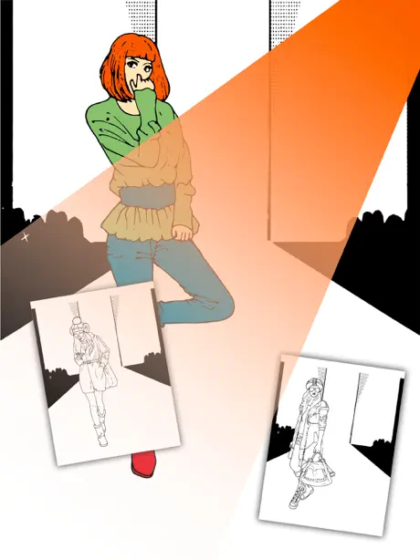 Paint and Color Top Models Games