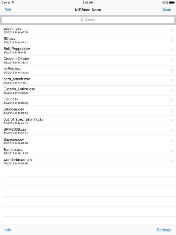 Screenshot #4 pour NIRScan Nano