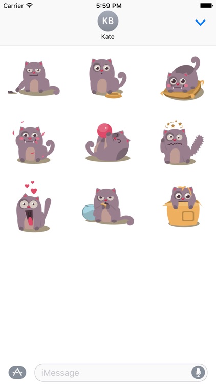 Cartoon Cat Stickers