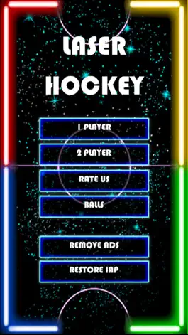 Game screenshot Glow Hockey HD - Best Neon Light Air Hockey apk