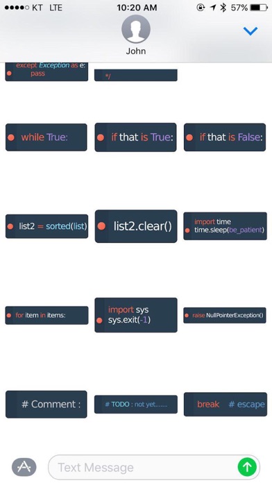 Screenshot #3 pour Exceptions Sticker Pack for Developers