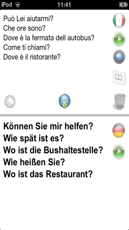 De-It Offline Photo Translator and Dictionary with Voice - translate text and pictures without Internet between German and Italian