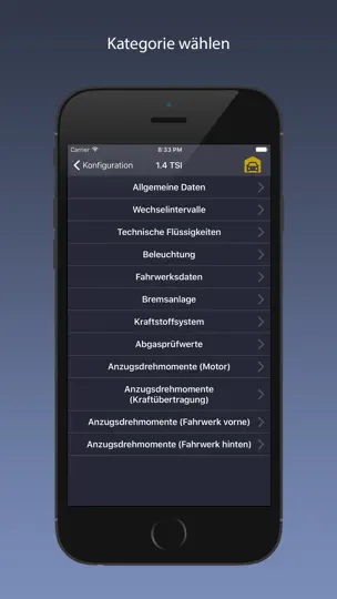 Screenshot von TechApp Für SEAT auf dem iPhone 3