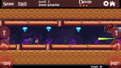 Screenshot #1 pour Dangerous Dave dans The Deserted Pirate's Hideout