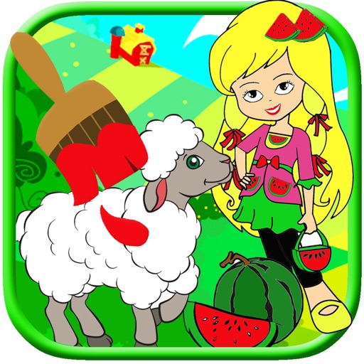 Kids Shop Cake And Farm Coloring Book Paint Game