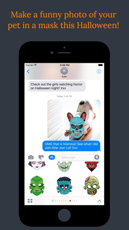 Spooky Masks - Halloween Stickers For Your Photos!