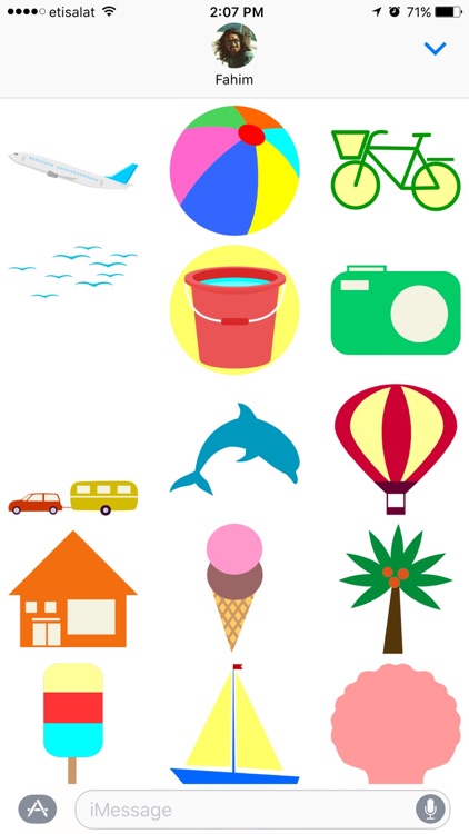 Summer Fun Stickers (Free)