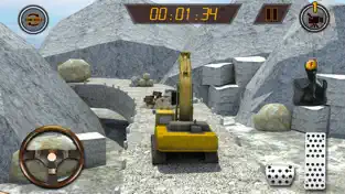 Captura 2 Grandes Rig Excavadora operador de grúa todo terreno y Minería Camión volquete simulador del juego iphone