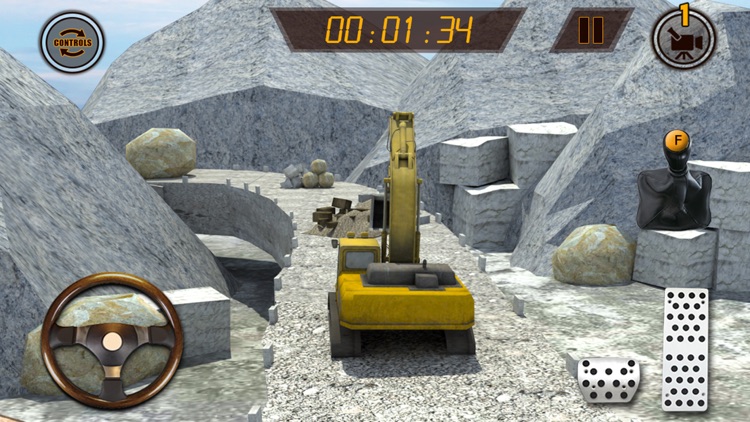 Big Rig Excavator Crane Operator & Offroad Mining Dump Truck Simulator Game