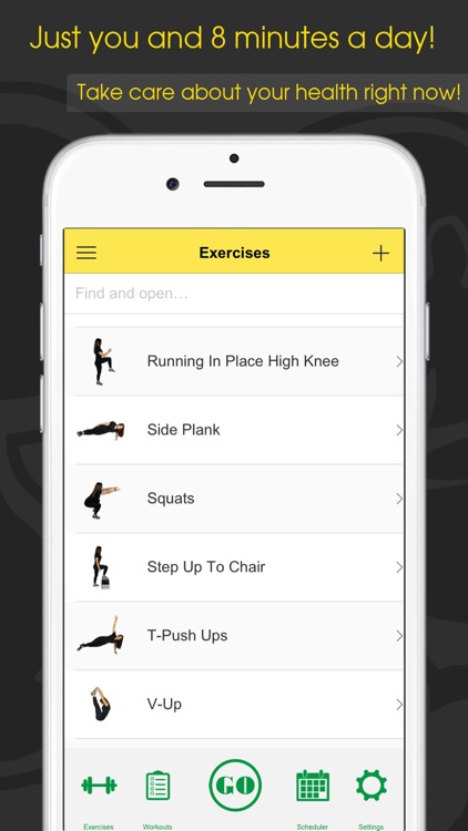 Home workout - 7 minute workout training challenge screenshot-0