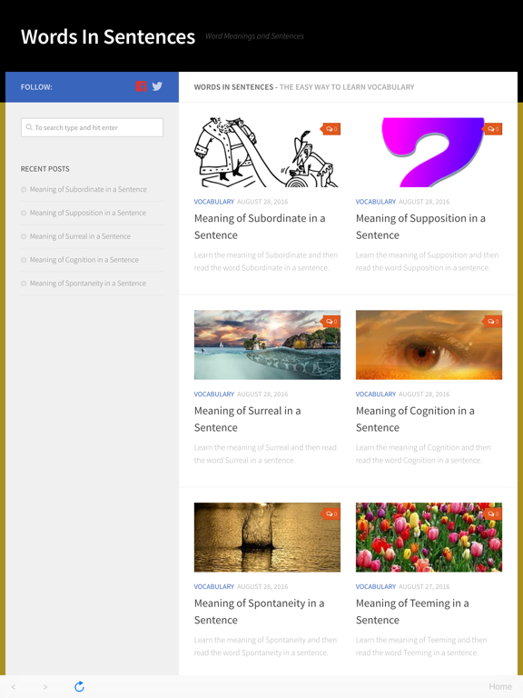 Screenshot #4 pour Words in Sentences