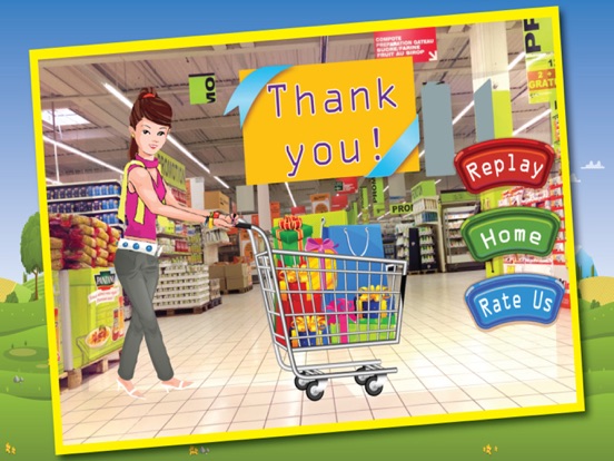 Supermarket boy food shopping - A crazy market cleanup & grocery shop game iPad screenshot