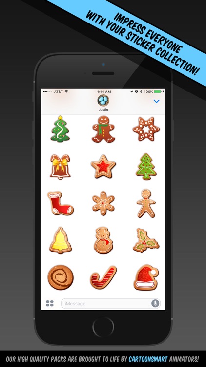 Christmas Cookie Stickers