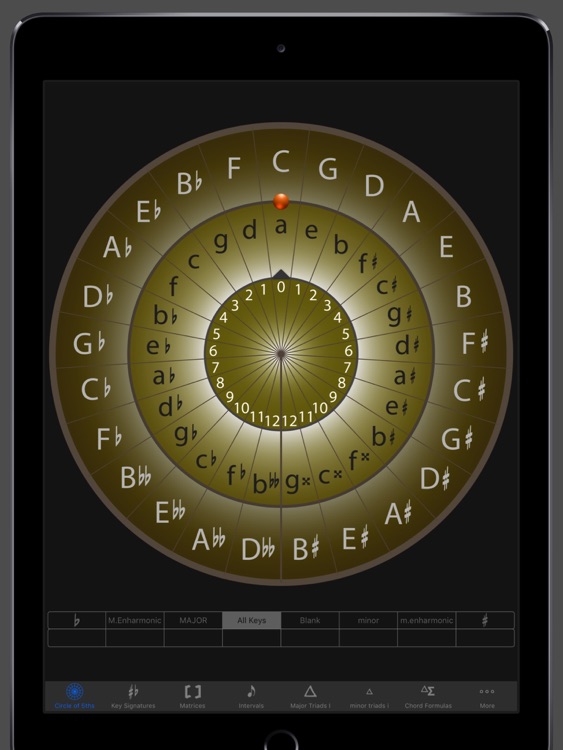 Circle of 5ths Virtuoso HD screenshot-0