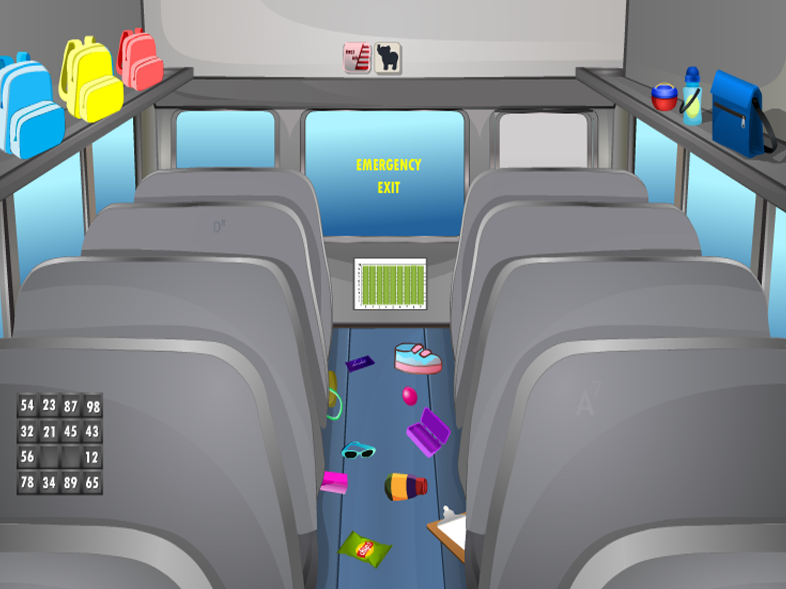 Escape Locked School Bus