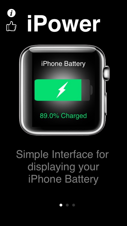 iPower - Glance Battery Usage On Watch