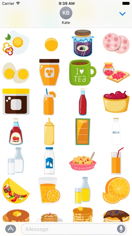 Breakfast Food for Stickers screenshot-3