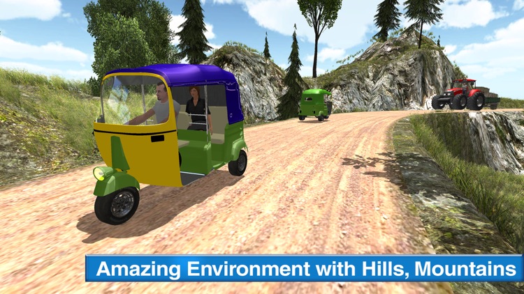 Offroad Tuk Tuk Auto Driving