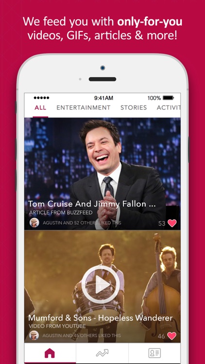 FreshFeed - Your personalized feed of trending content, videos, gifs, news and more!