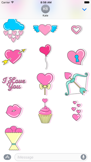80s Love Stickers Pack for iMessage(圖1)-速報App