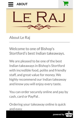 Le Raj Indian Takeaway screenshot 4