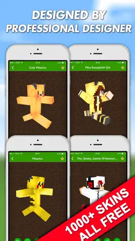 Game screenshot Skins for Minecraft PE (Pocket Edition) & PC Free - for Pokemon mod apk