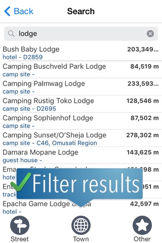 Etosha Travelmapp screenshot 4