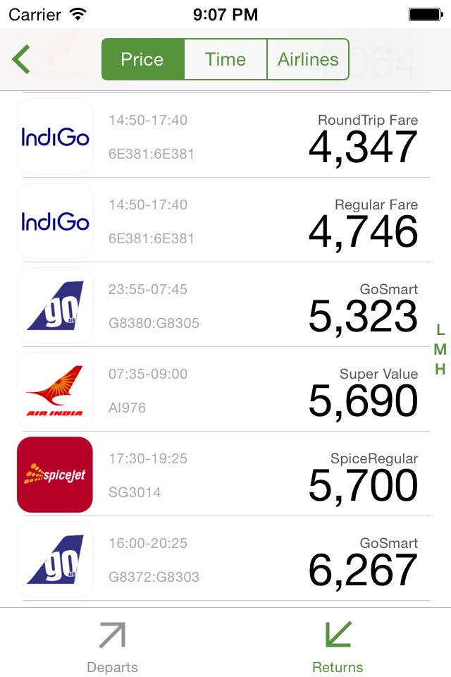 India Flight screenshot 3