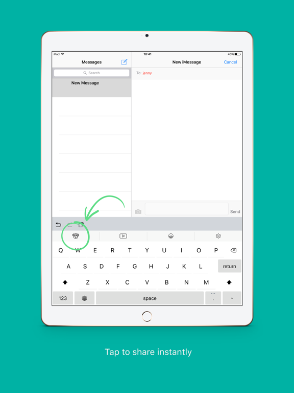 Screenshot #4 pour ChimpKey -  Internet Search Keyboard