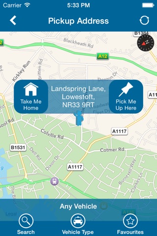 Atlas Taxis Lowestoft screenshot 2