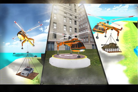Sky Crane Helicopter Pilot Simulator 3D screenshot 3