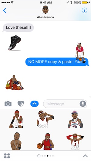 Allen Iverson ™ by Moji Stickers(圖1)-速報App