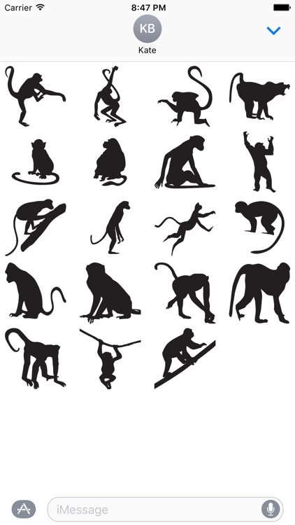 Monkey Shadow - TKS Sticker