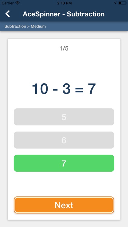 Ace Spinner Math Games Lite screenshot-4