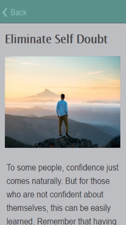 How To Improve Self Confidence