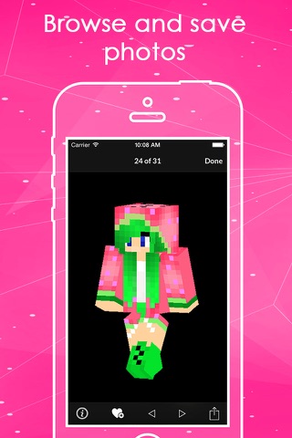 Girls Skin HD Wallpapers For Minecraft PE screenshot 3