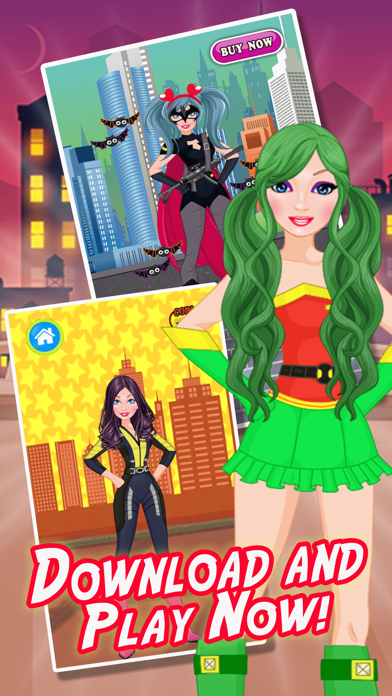 Wonder Supergirl Super Hero Games for Girls Screenshot