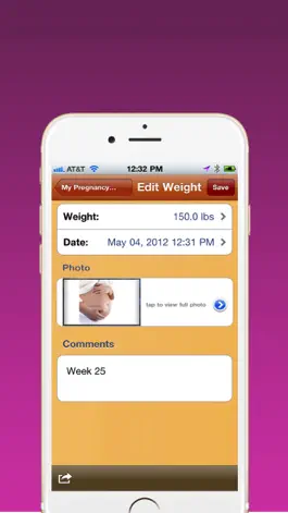 Game screenshot Pregnancy Weight Tracker Lite apk