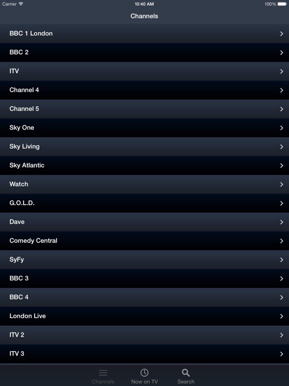 Screenshot #4 pour The TV UK for iPad